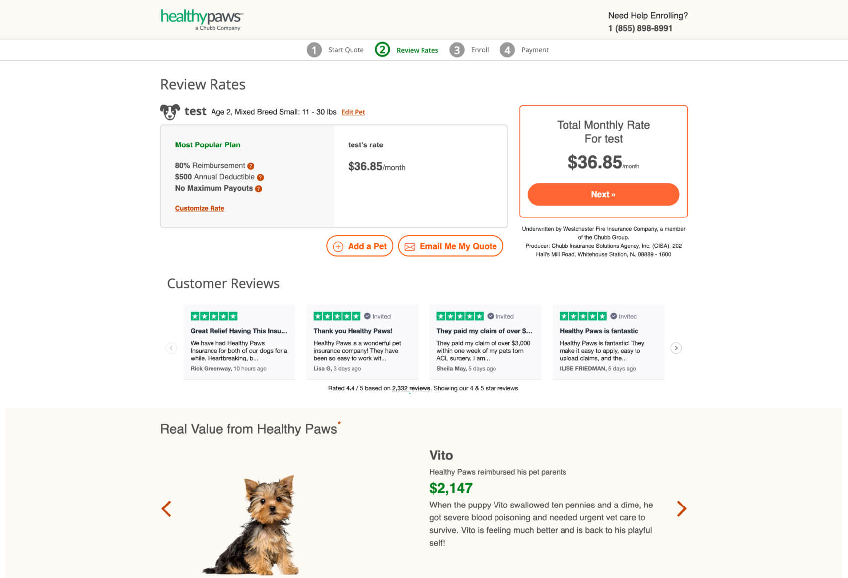 healthypawspetinsurance.com